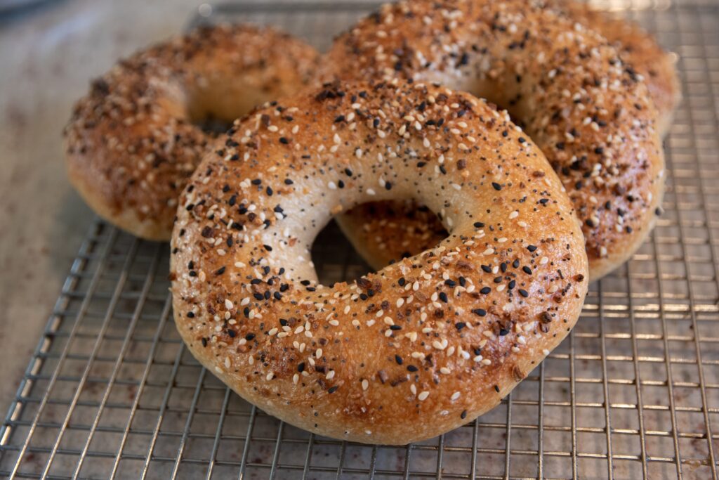 Fresh bagels to accompany Delia Lloyd's article on changing religion in adulthood