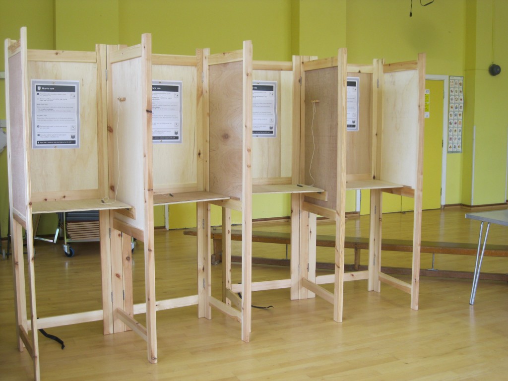 UK voting booth