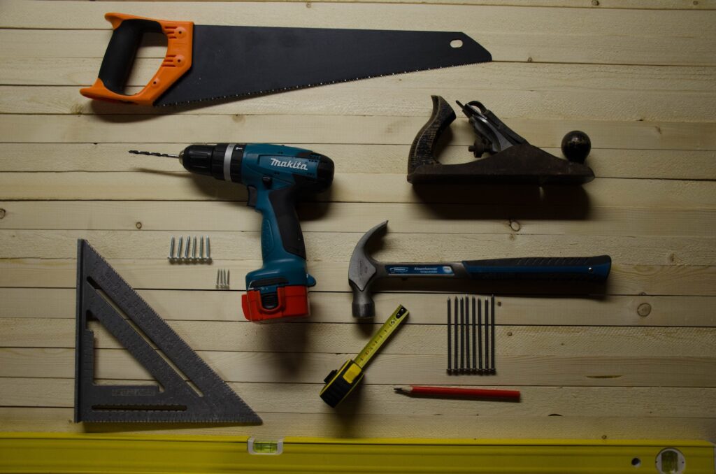 A collection of tools for woodworking